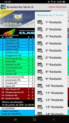 Brasileirão Série A android App screenshot 2